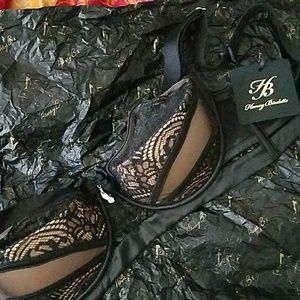Heidi Honey Birdette 32d pushup bra